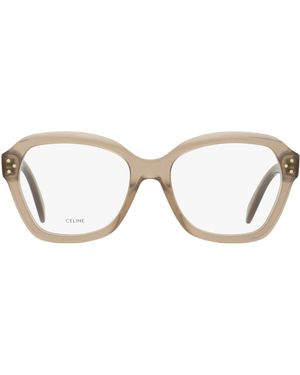 Celine Geometric Butterfly Eyeglasses CL50100I 045 Transparent Gray/Brown 54mm Celine | Accessories | New Cl500i 045 Celine Eyeglasses  main image 4