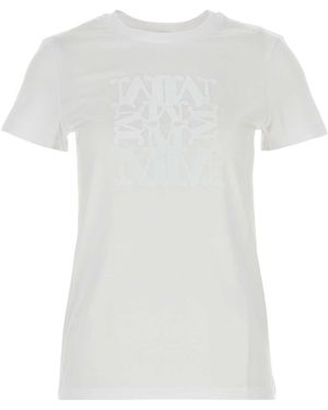 Max Mara Cotton Bravo T-Shirt - White