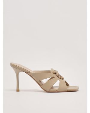 Pinko 'Lisa 01' Sandals in White | Lyst