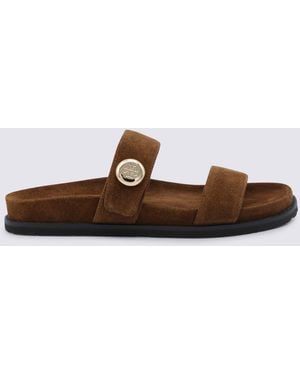 Tory Burch Flat Shoes _Suede - Brown