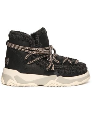 Mou Sneakers Sheepskin - Black