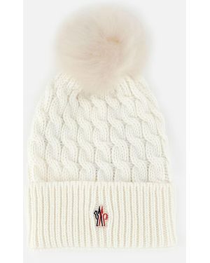Moncler Wool Hat - Natural