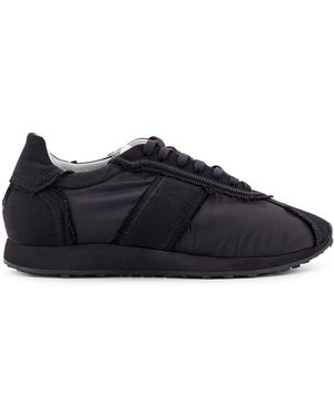 The Row Mica Nylon Trainers With Fabric Inserts - Black