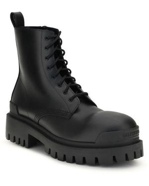 Maison Margiela Black Calf Leather Bos Taurus Boots for Men  display picture 3