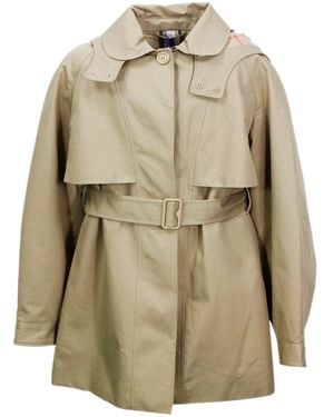 Burberry Coats 100Co - Natural