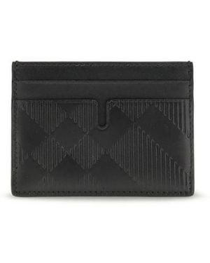 Burberry Calf Leather Bos Taurus Wallet - Black