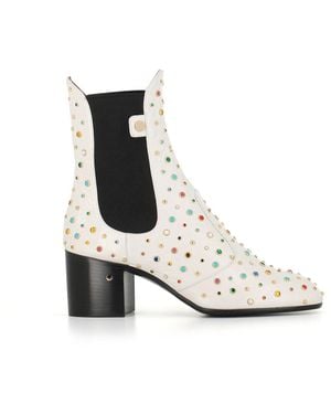 Laurence Dacade Boot Angie Studs - White