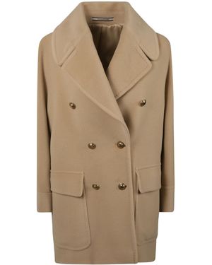 Tagliatore Lillian Coat in Natural Lyst UK