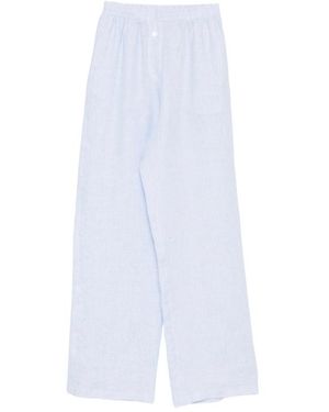 Riviera Elasticated-Waistband Trousers - White