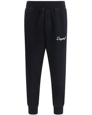 DSquared² Cotton Joggers - Black
