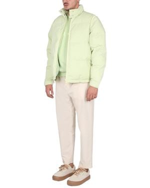 Sunnei Crewneck Sweatshirt With Necklace Detail Cotton Sweatshirts - Yellow