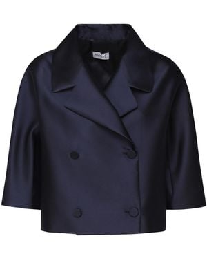 scarlet Jackets Satin - Blue