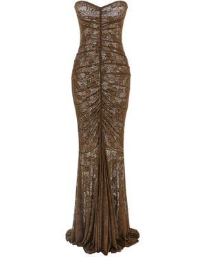 Norma Kamali Mermaid Dress - Brown