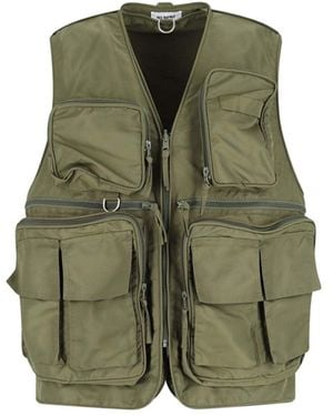 Hed Mayner Reversible Zip Vest - Green