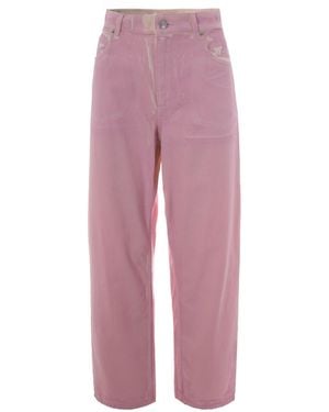 Marni Washed Denim Jeans - Pink