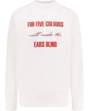 Undercover Cotton Sweatshirt With Print - White