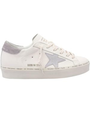 Golden Goose Hi Star Sneakers - White