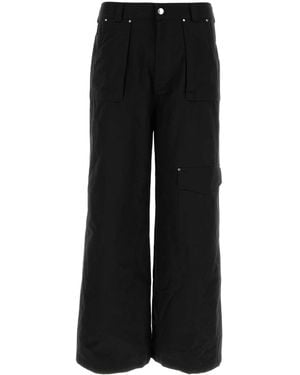 McQueen Cotton Cargo Pant - Black