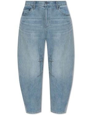 Helmut Lang Logo Patch Cocoon Jeans - Blue