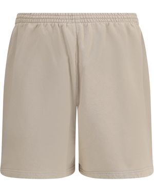Balenciaga Logoed Tracksuit Shorts - White