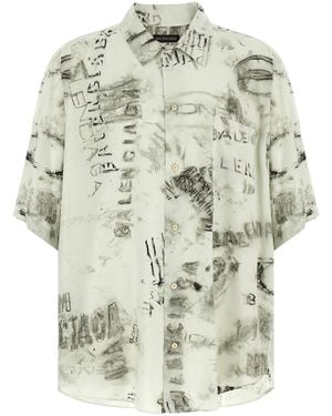 Balenciaga 'Minimal' Shirt - White