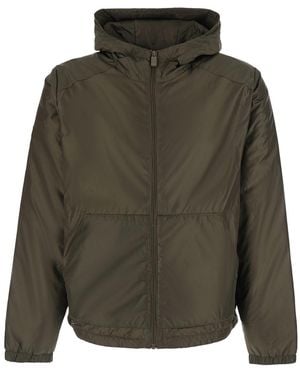 Aspesi Tech Fabric Jacket Polyamide Coat - Green