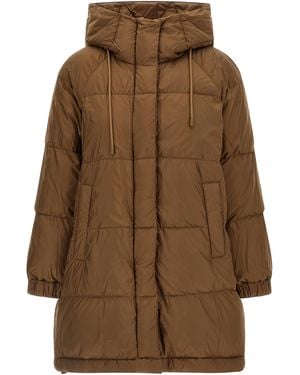 Max Mara Polyester Parka Clothing - Brown