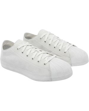 Y-3 Trainers Suede Leather/Rubber Sole - White