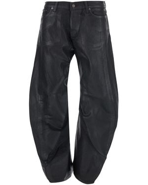 Acne Studios Straight-Leg Jeans Denim Cotton - Blue