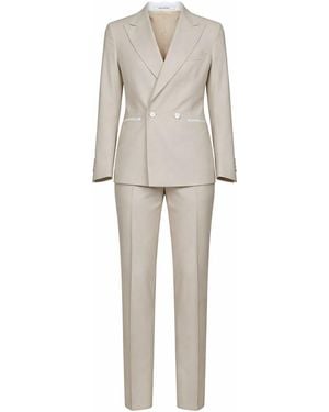 Tagliatore Tuxedo Suit Bruce Virgin Wool - Natural