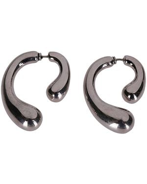 Panconesi P Earrings - Metallic