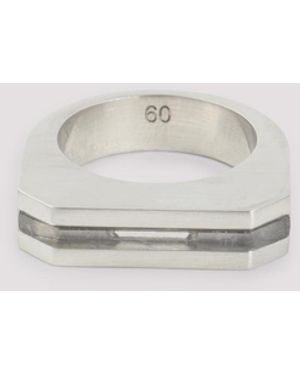 Rick Owens Crystal Hollywood Ring - White