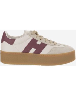 Hogan Sneakers H698 Leather Sneakers - Brown