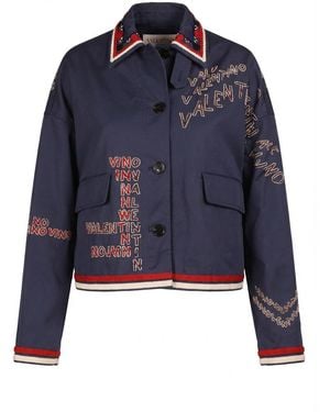 Valentino Formal Jacket Clothing - Blue