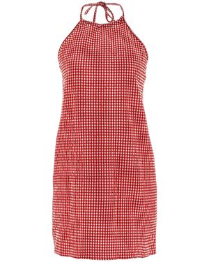 Hunza G 'Vichy' Dress - Red