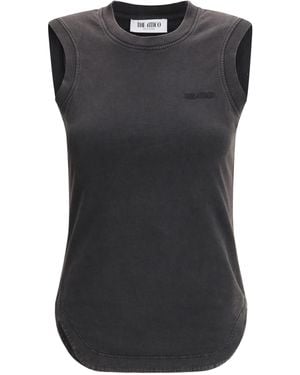 The Attico Reese Tank Top - Black