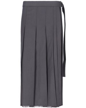 Ivir Skirts Wool - Gray