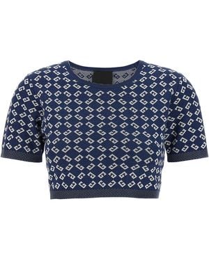 Givenchy 'Cropped' Top - Blue