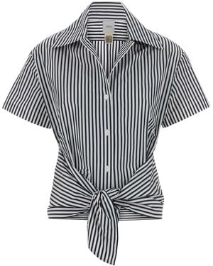 Patou Knotted Shirt - Grey