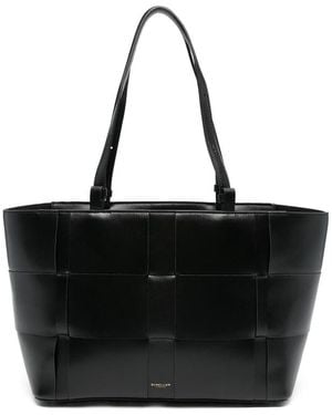 DeMellier Florence Woven Tote Bag - Black