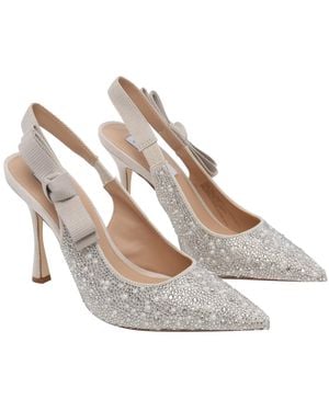 Steve Madden With Heel Fabric/Rubber Sole - White