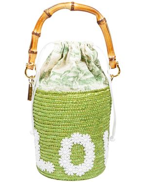 La Milanesa Love Bucket Bag - Green