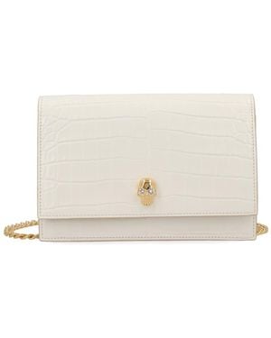 McQueen Small Skull Bag - Natural