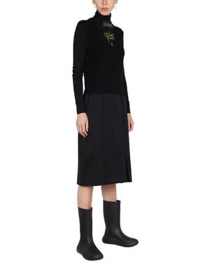 Raf Simons Straight Cut Skirt Polyester - Black