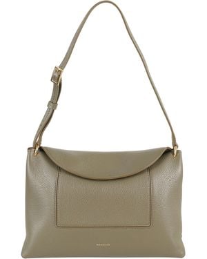 Wandler Penelope Slouch Bag Pelle Borsa - Metallic