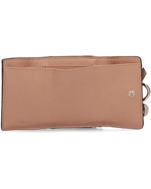 Chloé Alphabet Wallet - Natural