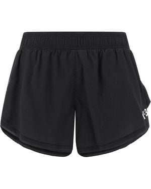 Y-3 Logo Shorts - Black