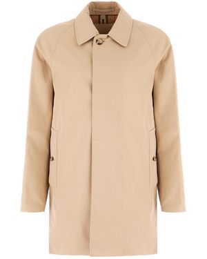Burberry Cotton Coat - Natural