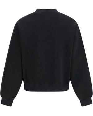 Moose Knuckles Mix Media Crewneck Jumper - Blue