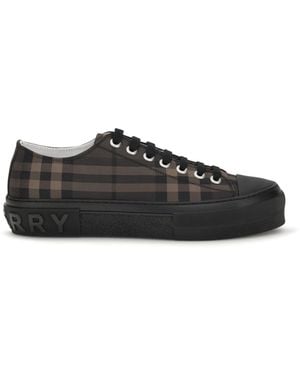 Burberry Jack Check Nylon-Blend Sneakers - Black